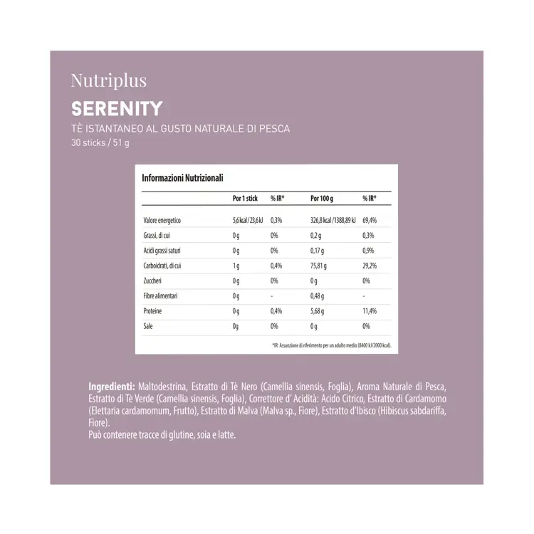 Nutriplus Serenity Peach Tea Ansicht 2